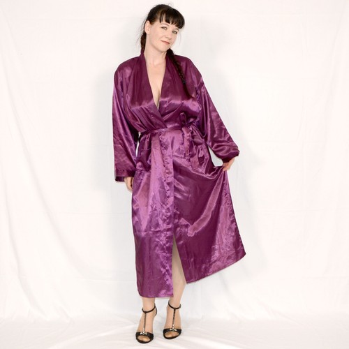 Edler satin morgenmantel m - satin, *